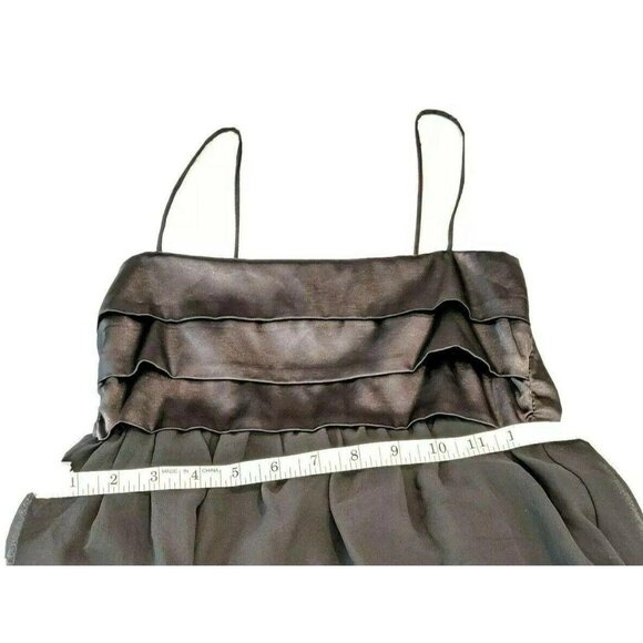 Zara  X-Small Black Party Mini Dress 23b - Picture 3 of 8